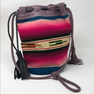 Totem Salvaged Serape Bucket Bag